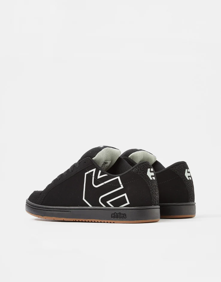 etnies Kingpin 2 Skate Shoes - Black/Black/Silver - Image 4