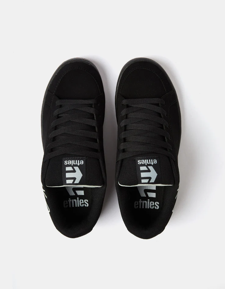 etnies Kingpin 2 Skate Shoes - Black/Black/Silver - Image 7