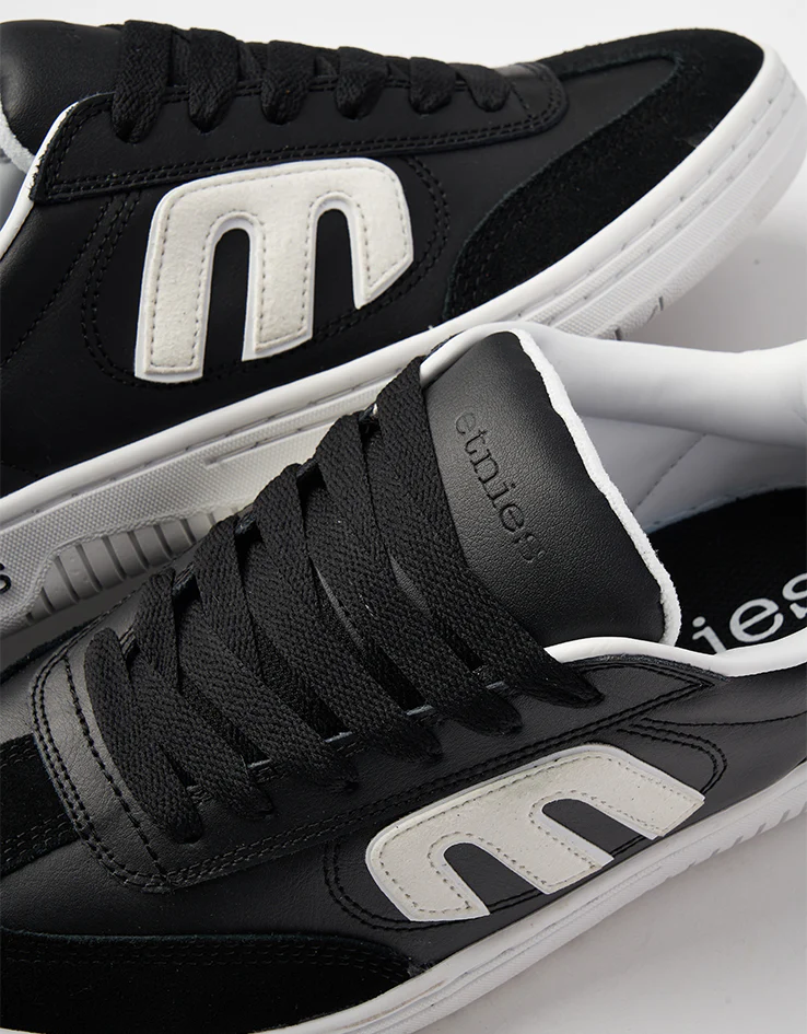 Etnies Lo-Cut Skate Shoes - Black/White/White - Image 6
