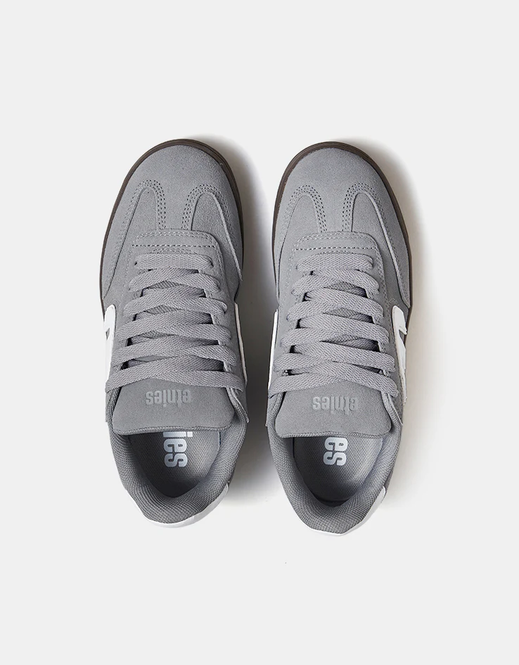 etnies Locut Skate Shoes - Grey/White/Gum - Image 2