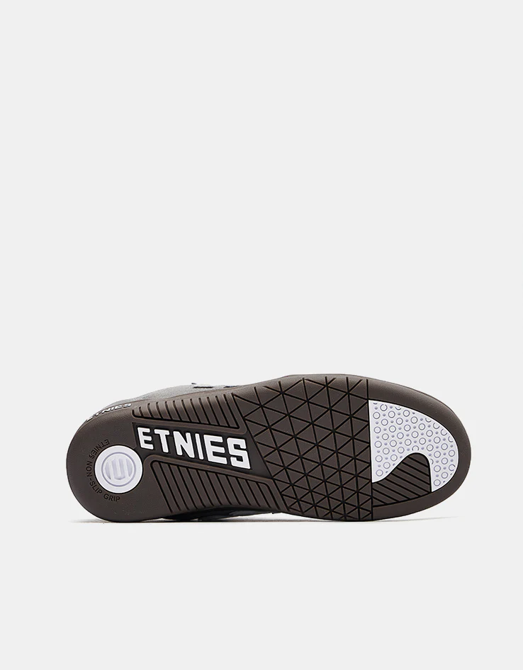 etnies Locut Skate Shoes - Grey/White/Gum - Image 8