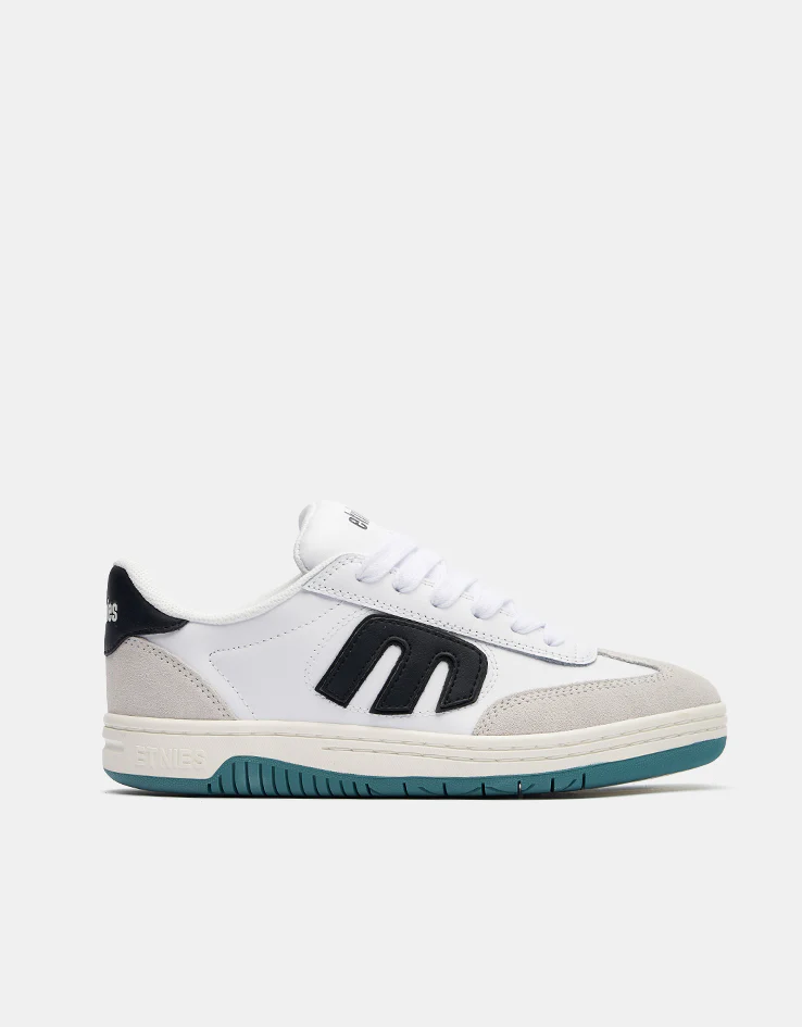 etnies Locut Skate Shoes - White/Black/Green