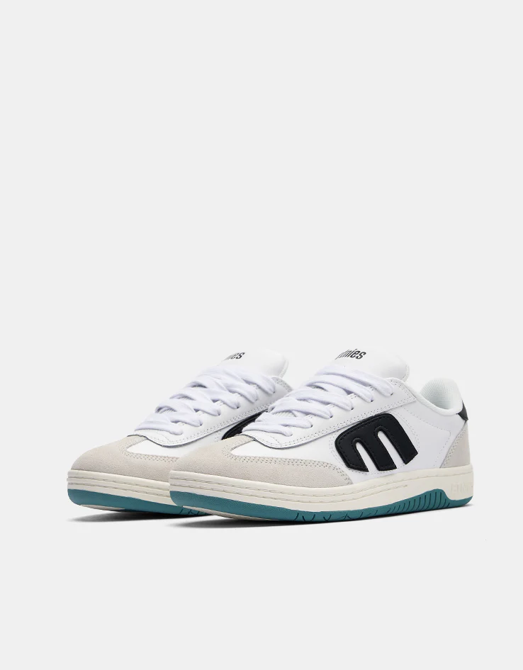 etnies Locut Skate Shoes - White/Black/Green - Image 3