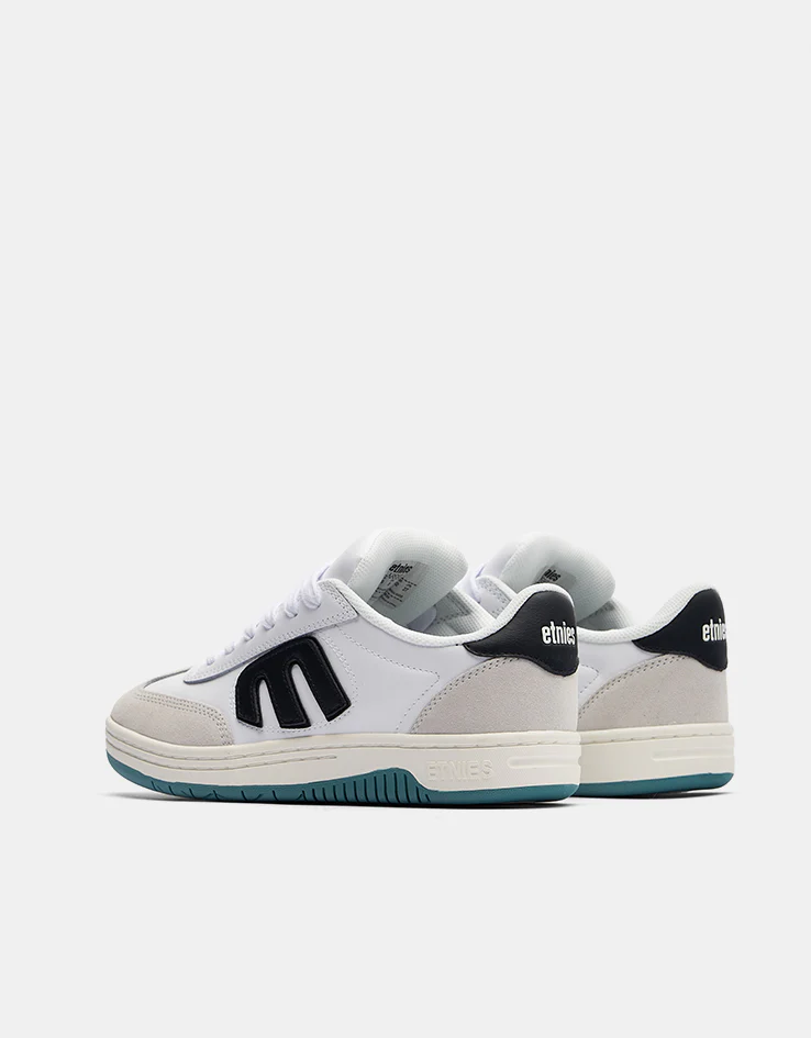 etnies Locut Skate Shoes - White/Black/Green - Image 4