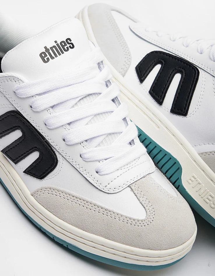 etnies Locut Skate Shoes - White/Black/Green - Image 8