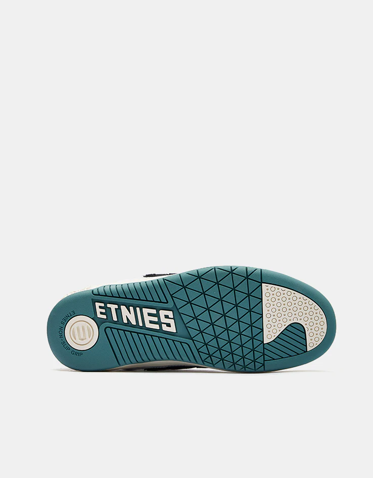 etnies Locut Skate Shoes - White/Black/Green - Image 9