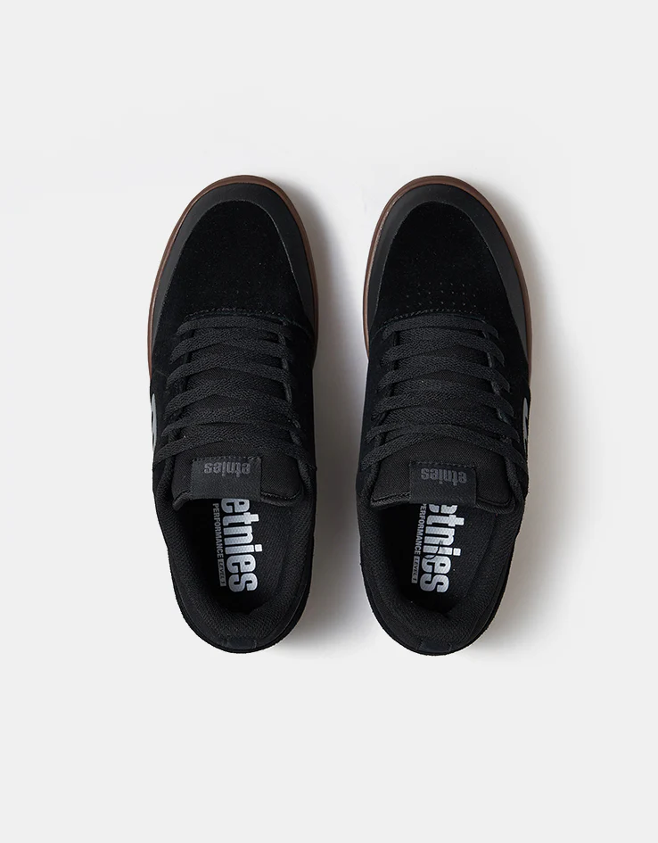 etnies Marana Skate Shoes - Black/Charcoal/Gum - Image 2