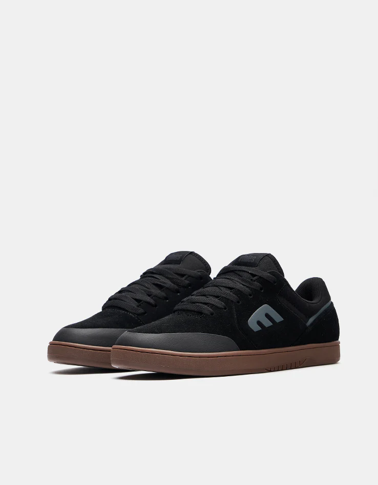 etnies Marana Skate Shoes - Black/Charcoal/Gum - Image 3