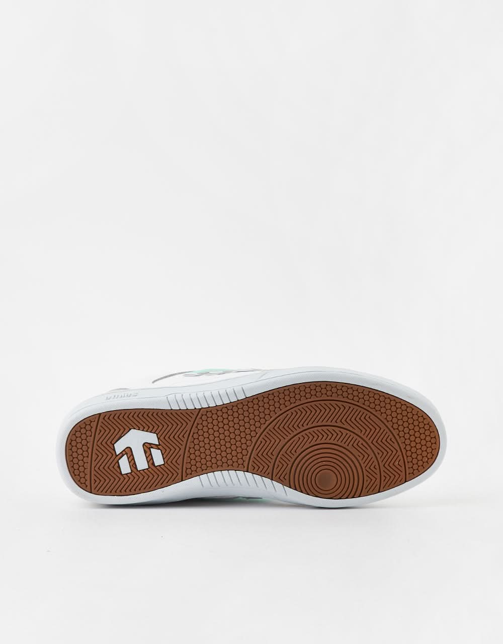 etnies The Aurelien Skate Shoes - White/Mint - Image 2