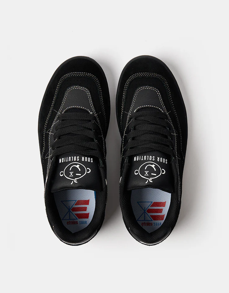 Etnies x Sour Snake Skate Shoes - Black - Image 8