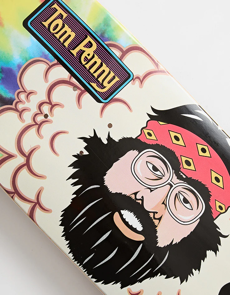 Flip Penny Tom's Friends Tie Dye Skateboard Deck - 8.25" - Image 2