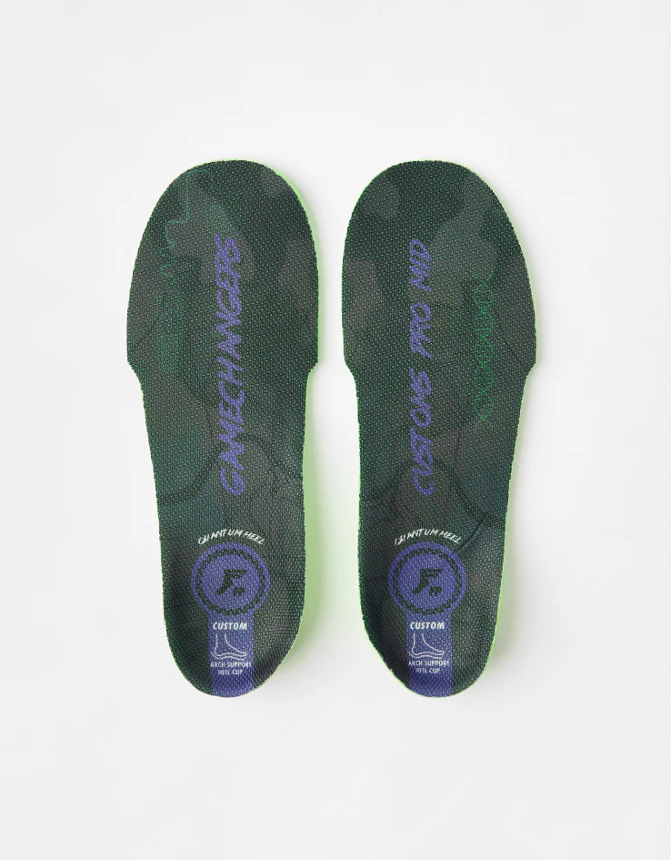 Footprint Gamechangers Elite Quantum Heel Mid 5-7mm Custom Orthotic Insoles - Black/Red