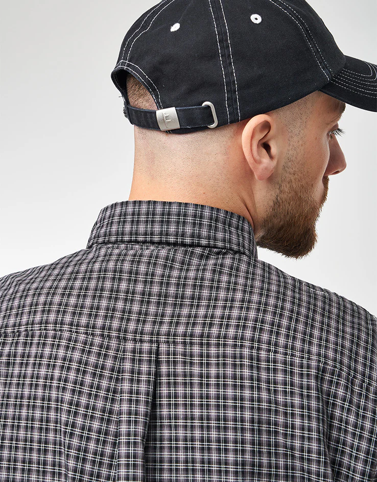 Former Vivian Check S/S Shirt - Worn Black - Image 5