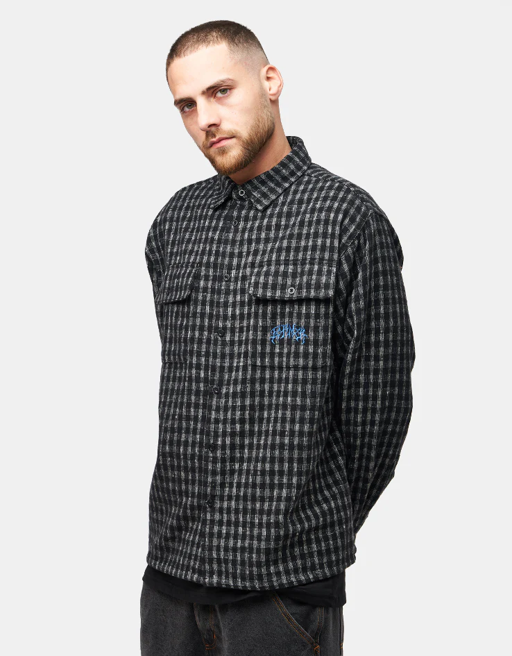 Former Vivian Flannel L/S Shirt - Worn Black - Image 2