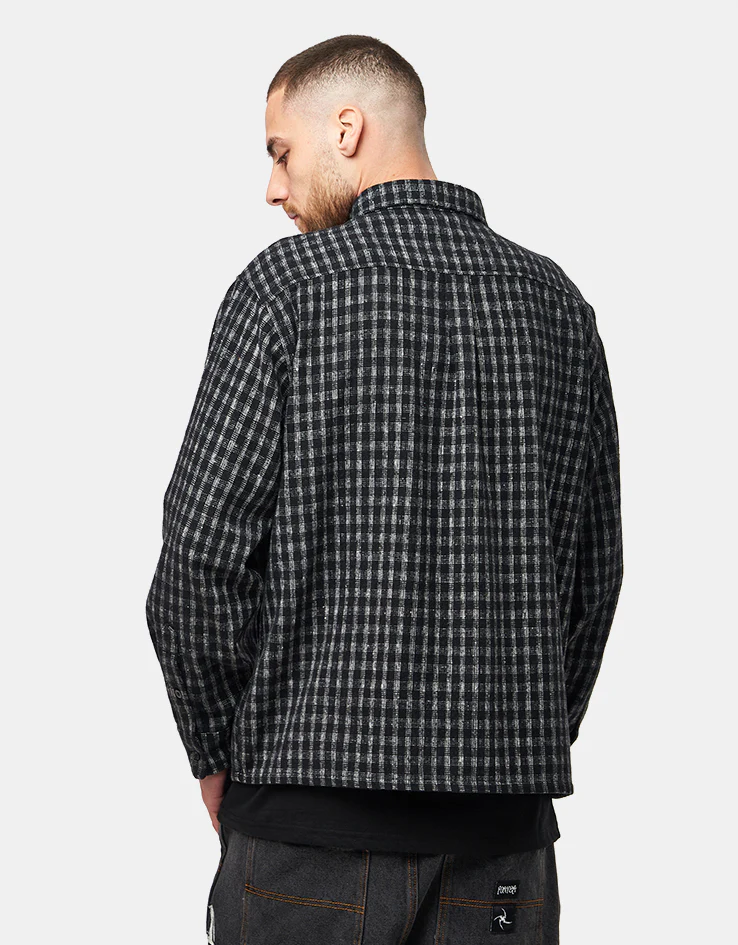 Former Vivian Flannel L/S Shirt - Worn Black - Image 3