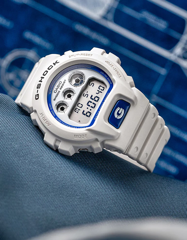 G-Shock Marvel Studios' The Fantastic Four First Steps Limited Edition Watch - White/Blue - Image 5