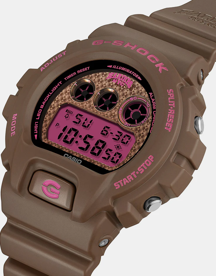 G-Shock x Hardies NYC Limited Edition DW-6900HH-5JR Watch - Brown - Image 3