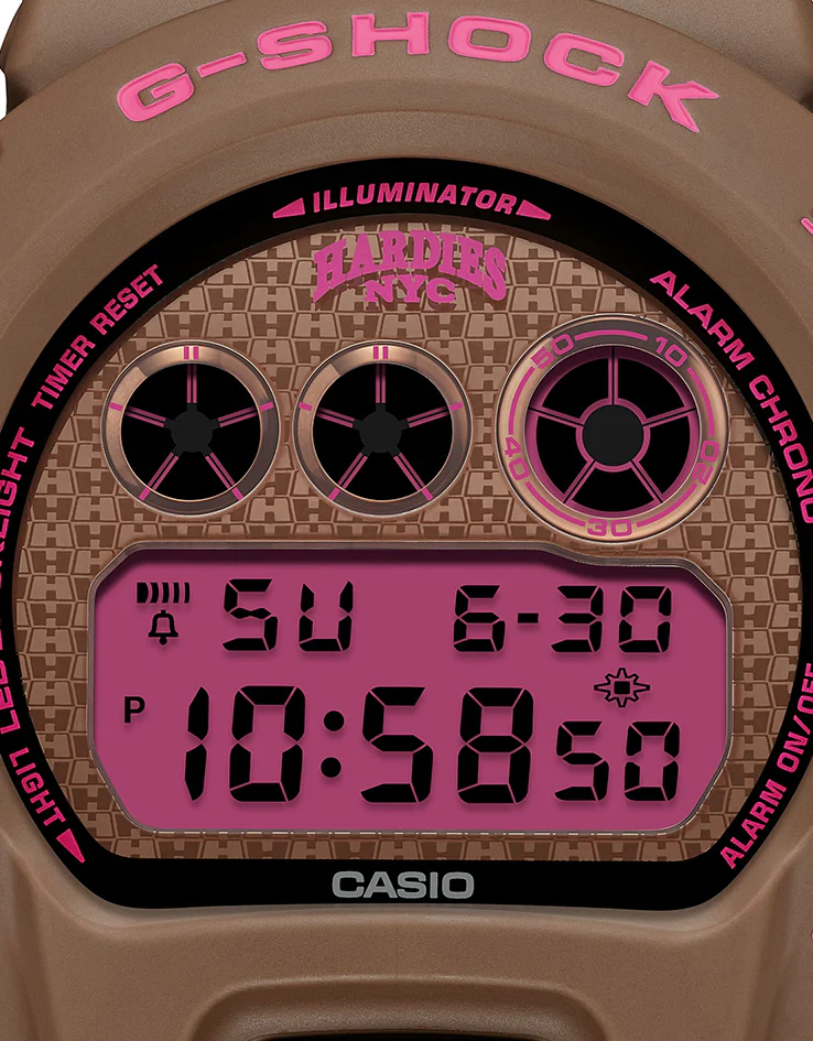 G-Shock x Hardies NYC Limited Edition DW-6900HH-5JR Watch - Brown - Image 5