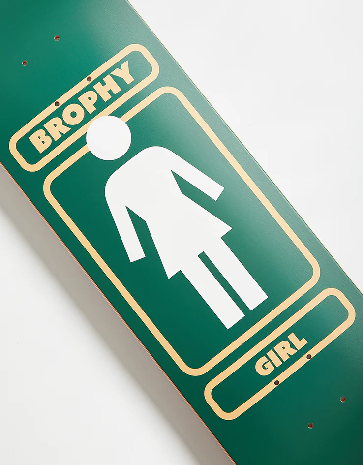 Girl Brophy Khaki to Shacky OG G028 Skateboard Deck - 8.1875" - Image 2