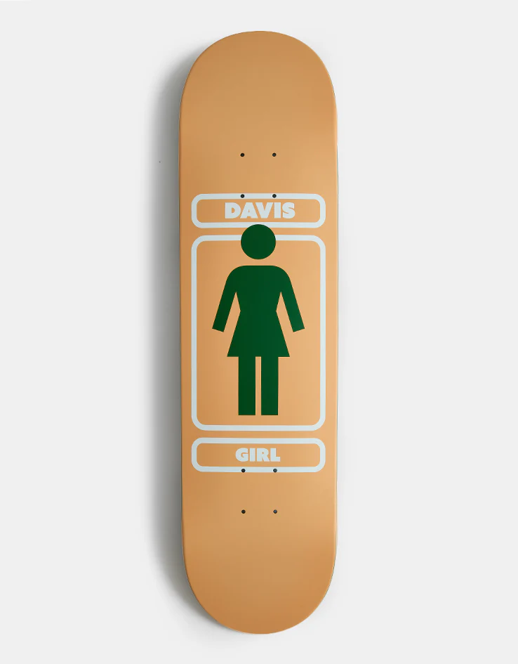 Girl Davis 93 Til Khaki to Shacky G045 Skateboard Deck - 8"