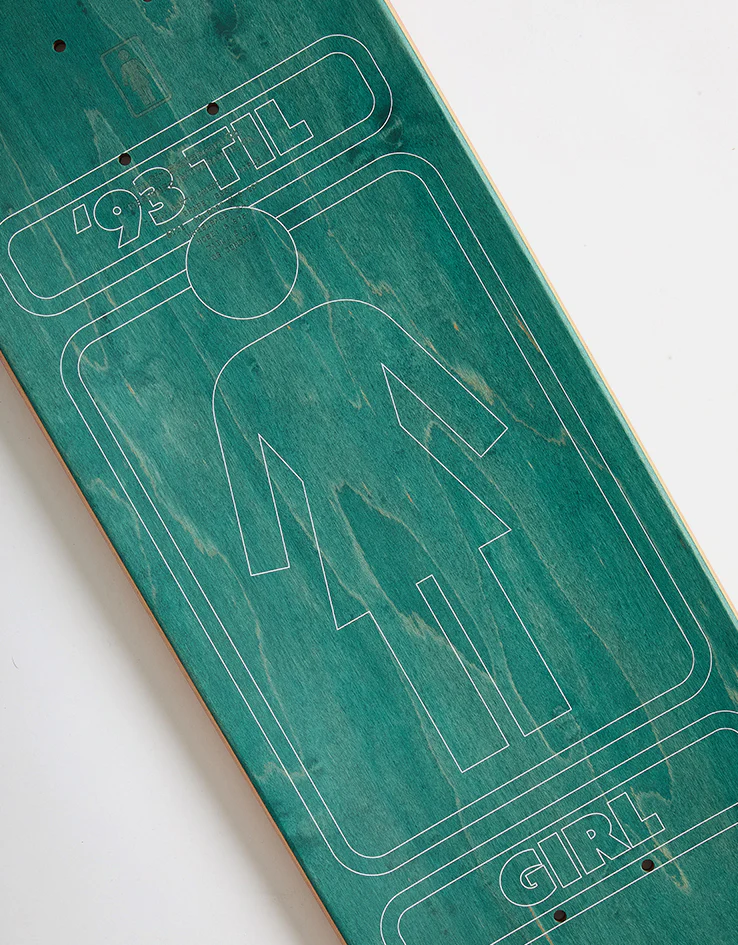 Girl Davis 93 Til Khaki to Shacky G045 Skateboard Deck - 8" - Image 3