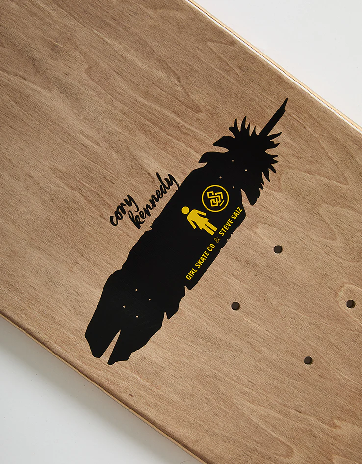 Girl Kennedy Siaz Feather G016 Skateboard Deck - 8.375" - Image 6