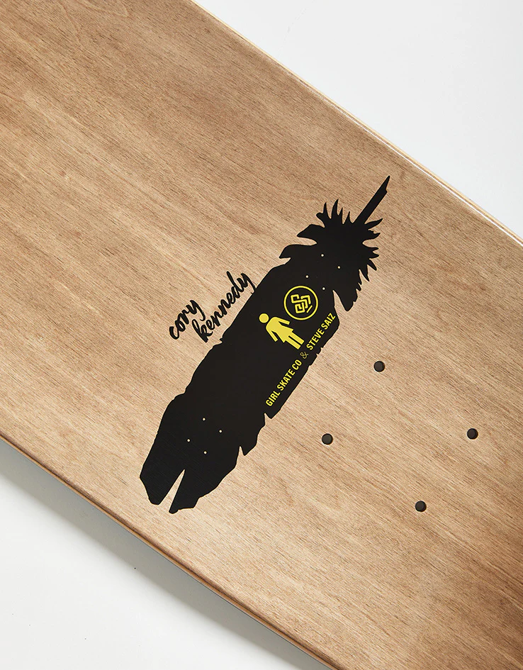 Girl Kennedy Siaz Feather G039 Skateboard Deck - 8.5" - Image 4