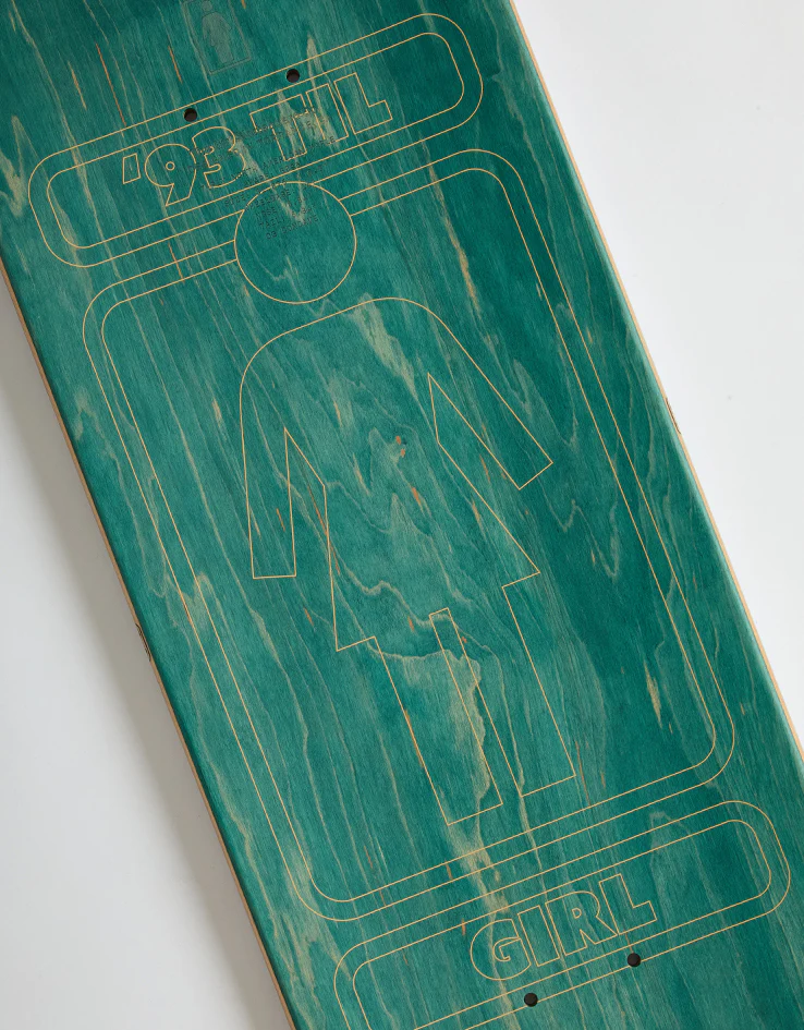 Girl Malto 93 Til Khaki to Shacky 'TWIN TIP' G096 Skateboard Deck - 8.5" - Image 4