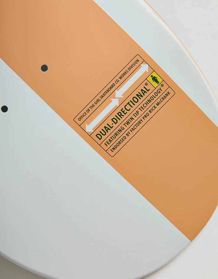 Girl McCrank Khaki to Shacky OG 'DD TWIN TIP' G069 Skateboard Deck - 8.25" - Image 4