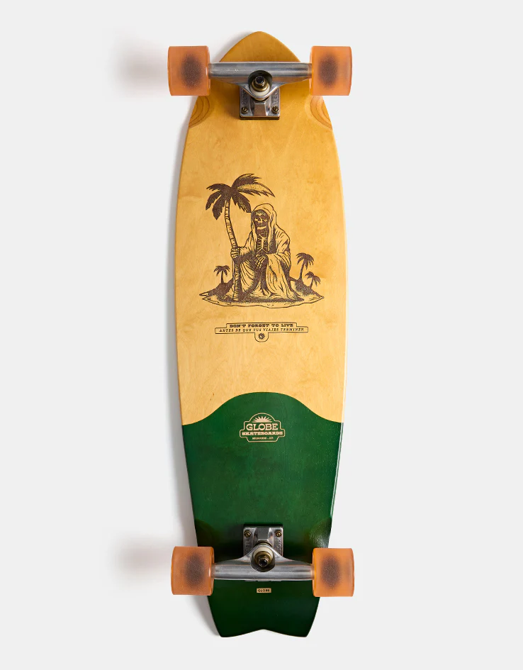 Globe Beach Bum Chromantic Cruiser Skateboard - 9.5" x 33"