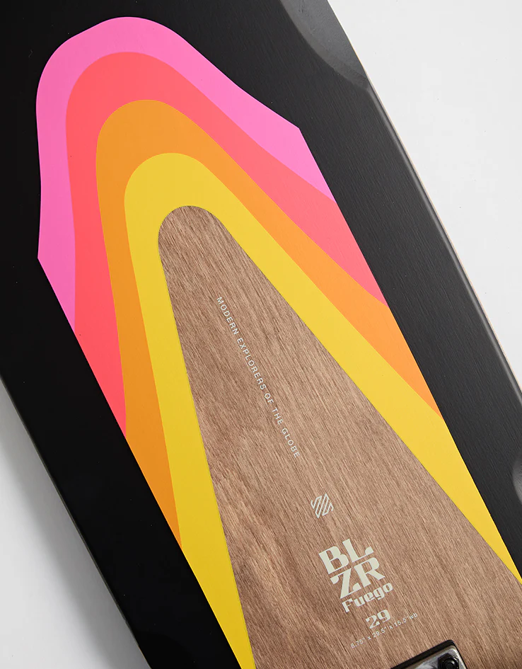 Globe Flare Blazer Fuego 29 Cruiser Skateboard - 8.75" x 29.5" - Image 2