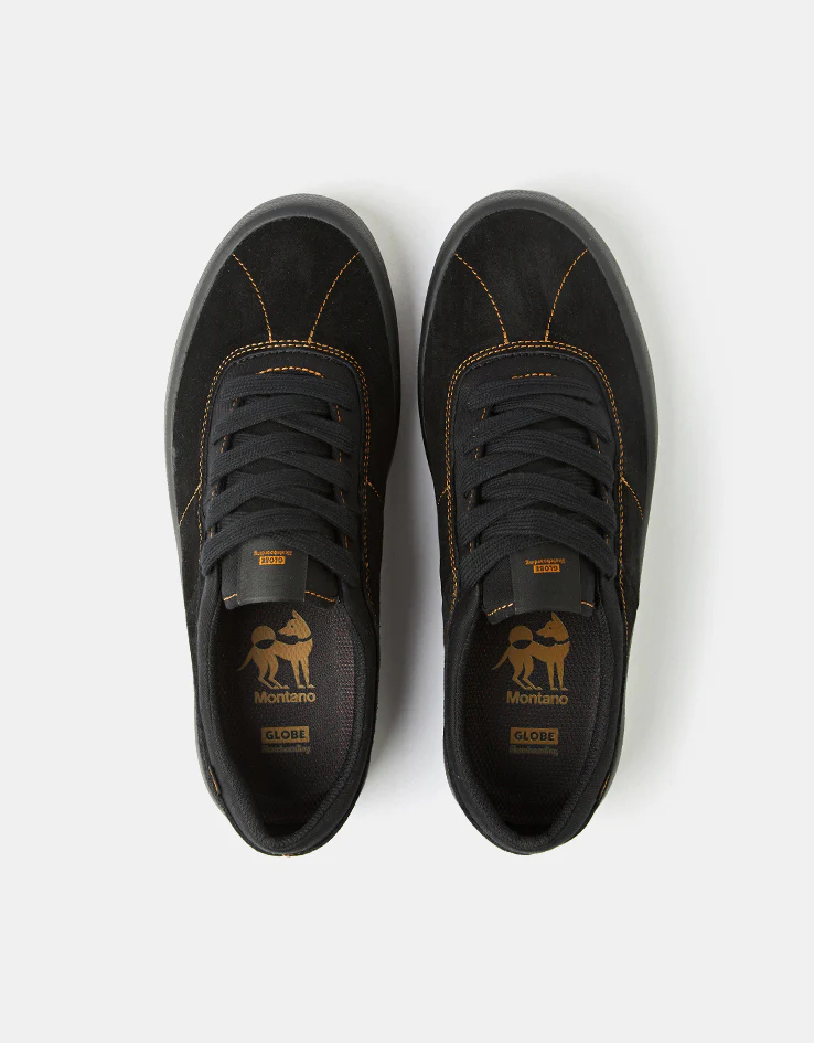 Globe Melbek Skate Shoes - Black/Montano - Image 2