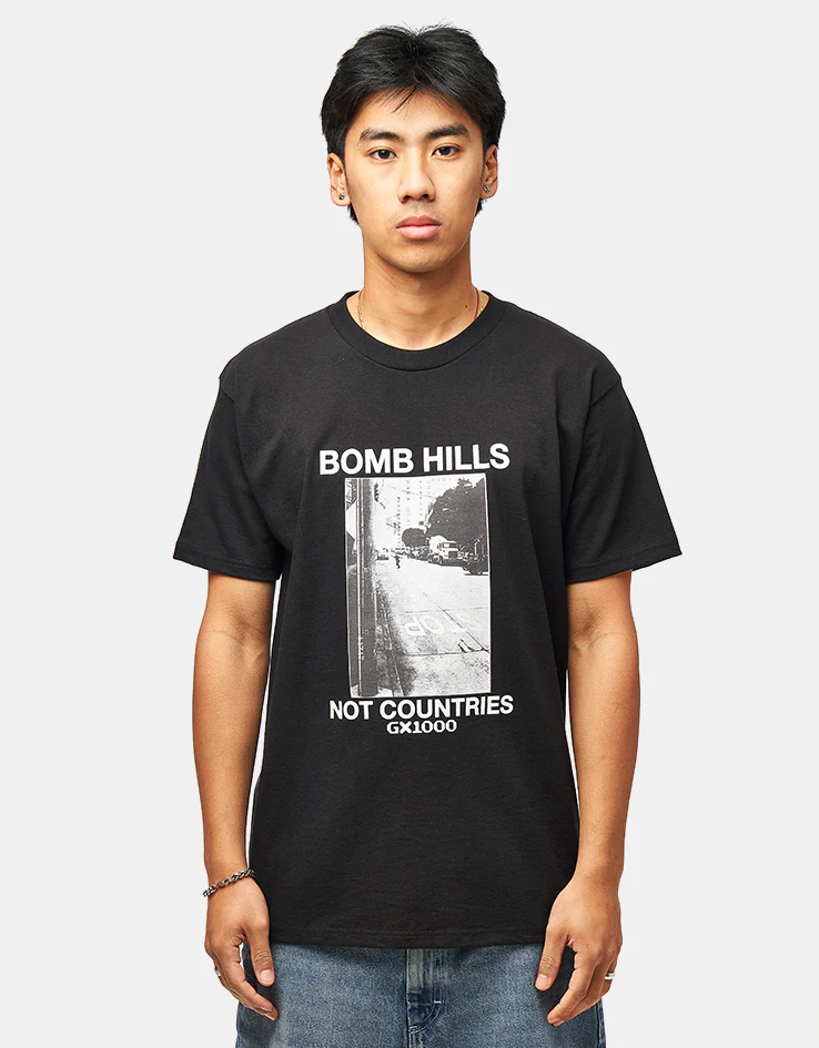 GX1000 Bomb Hills T-Shirt - Black/White