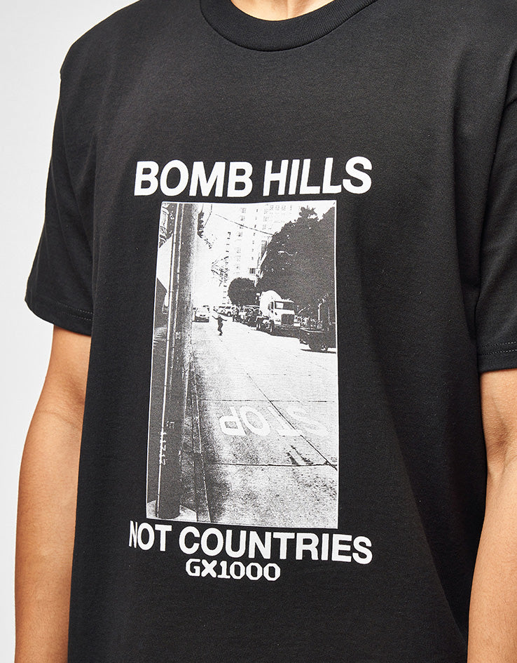 GX1000 Bomb Hills T-Shirt - Black/White - Image 3