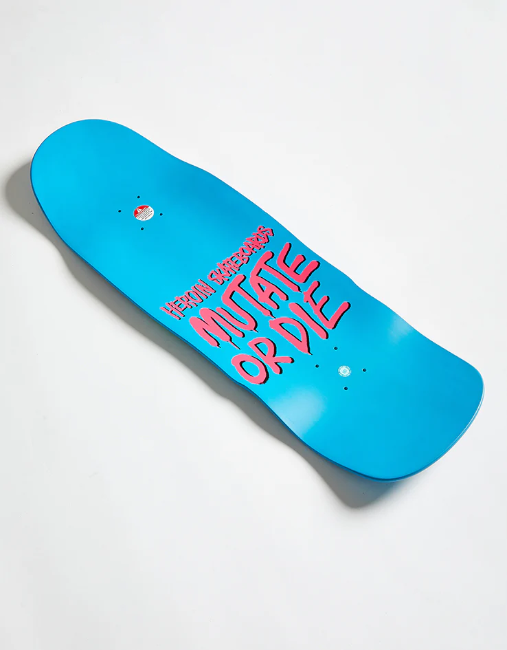 Heroin Dead Dave Mutate or Die Skateboard Deck - 10.1" - Image 2