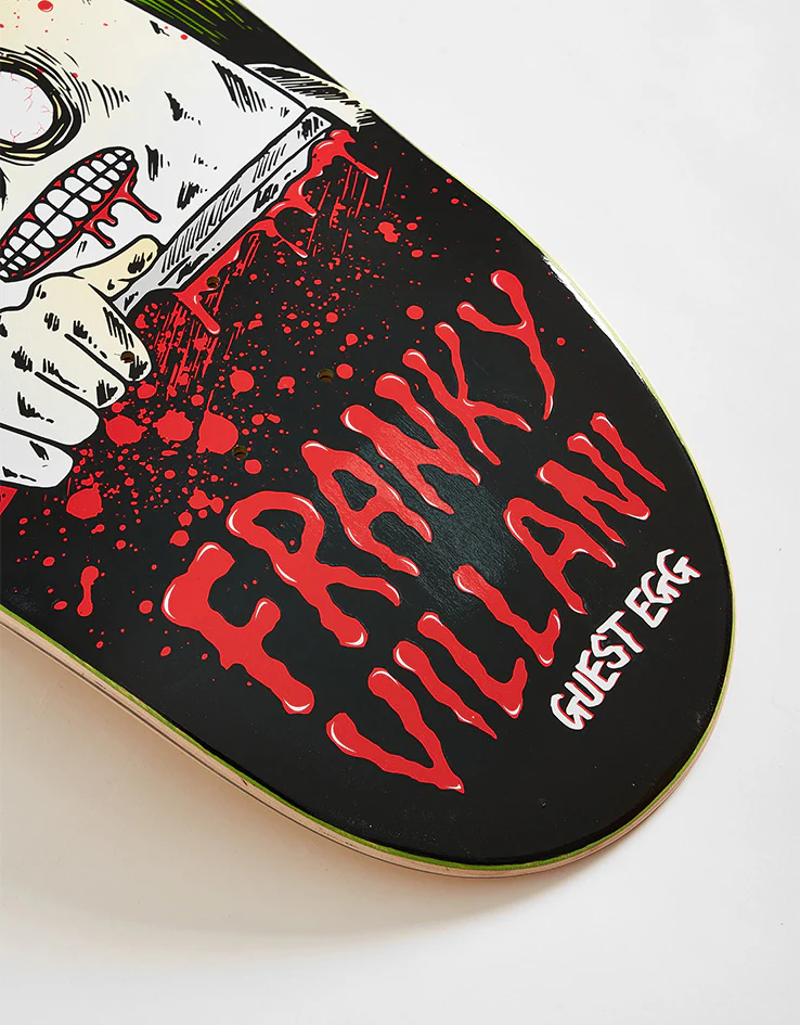 Heroin Franky Villani Guest Egg Skateboard Deck - 9.5” - Image 3