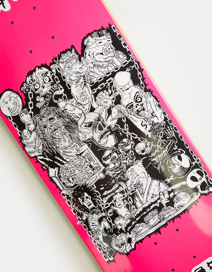 Heroin Nolan Allegory of Fear Skateboard Deck - 9.5” - Image 2