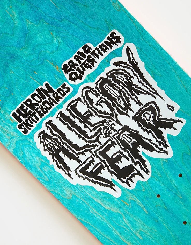 Heroin Nolan Allegory of Fear Skateboard Deck - 9.5” - Image 4