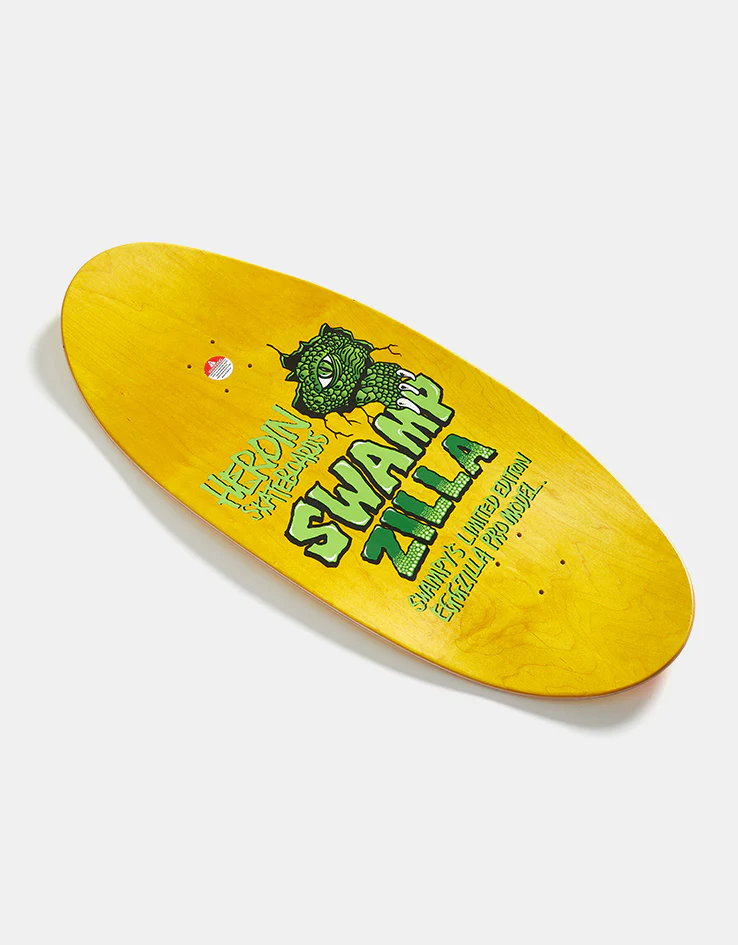 Heroin Swampy Swampzilla Skateboard Deck - 13" - Image 2