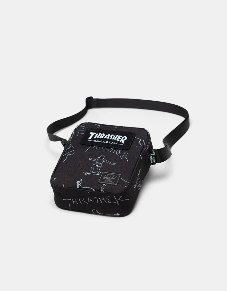 Herschel x Thrasher x Gonz Heritage™ Crossbody Bag - Black - Image 2