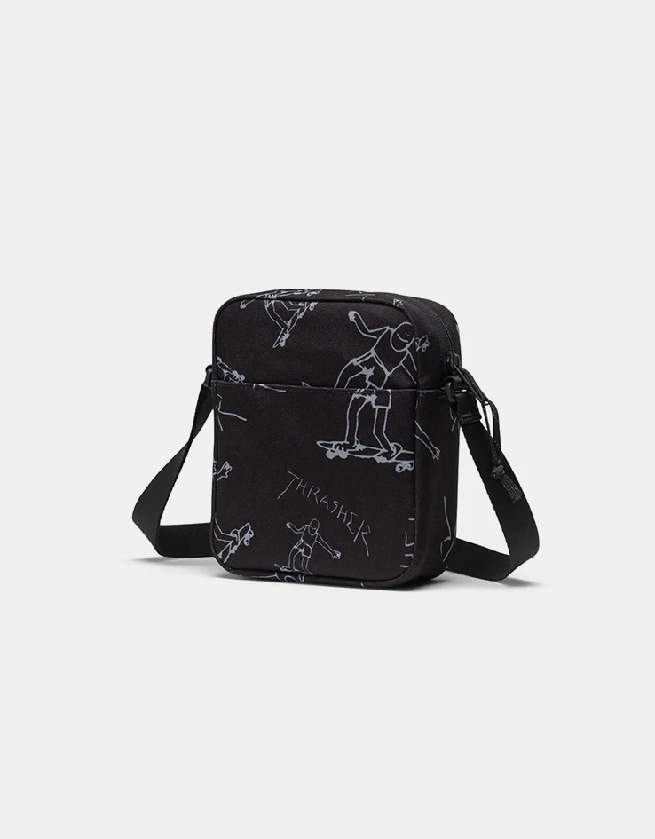 Herschel x Thrasher x Gonz Heritage™ Crossbody Bag - Black - Image 3