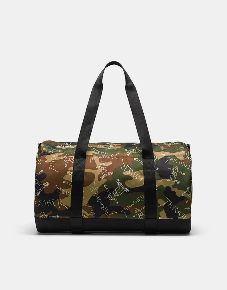 Herschel x Thrasher x Gonz Heritage™ Skate Duffle Bag - Woodland Camo - Image 3