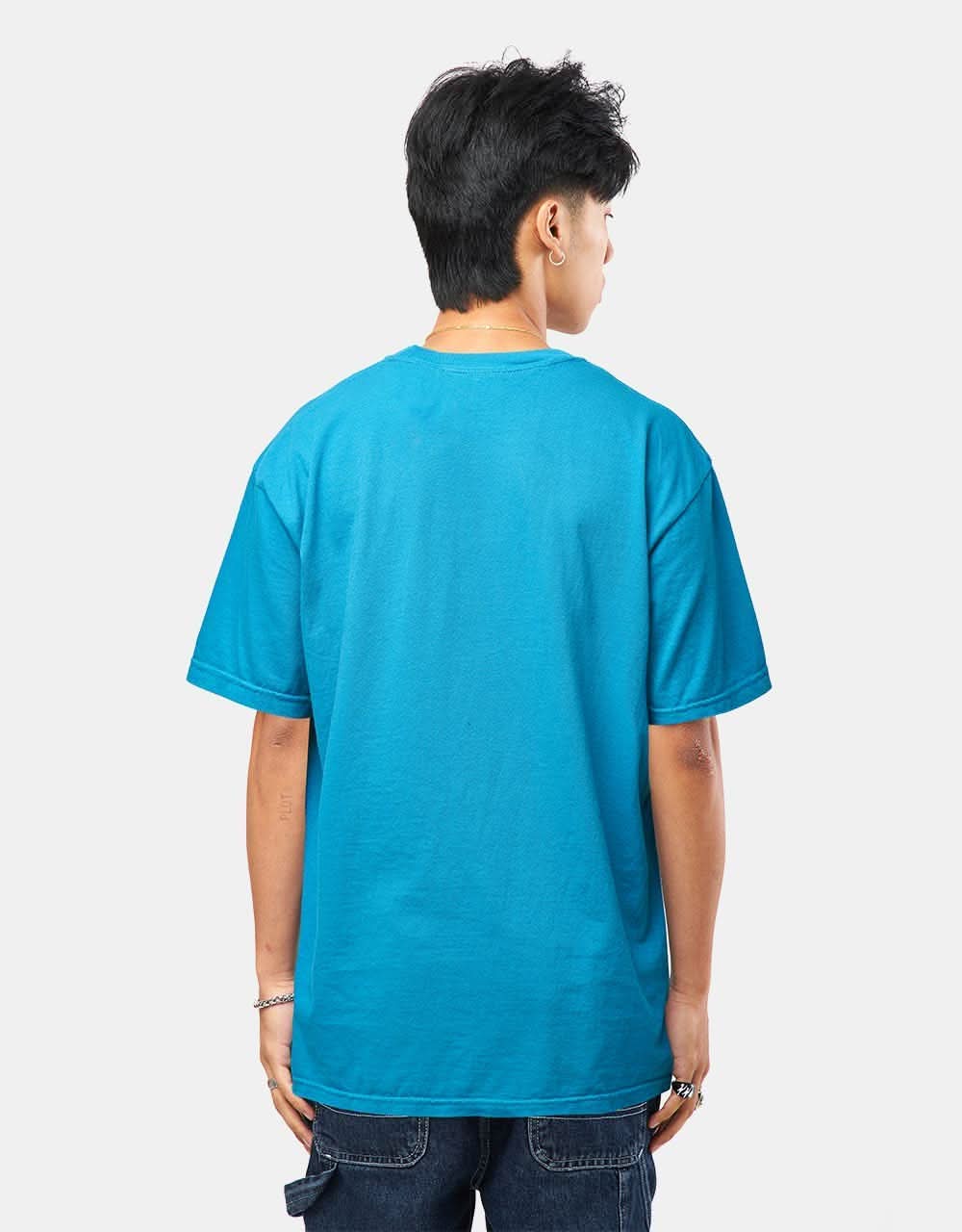 Hockey Dave's Arena T-Shirt - Topaz Blue - Image 2