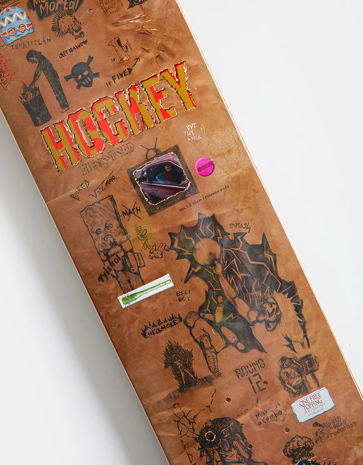 Hockey Todd Paper Cover S1 Skateboard Deck - 8.38" - Image 3