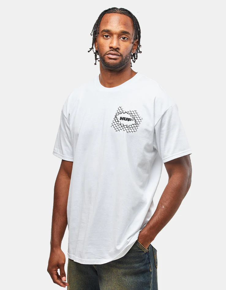 HUF 4 The Dawgs T-Shirt - White - Image 2