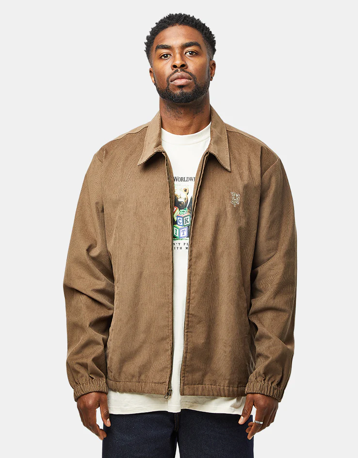 HUF 89 Corduroy Shop Jacket - Chocolate - Image 3