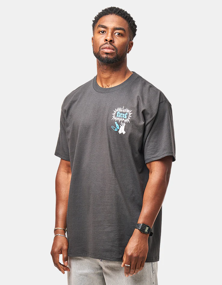 HUF Everybody Get Loose T-Shirt - Vintage Black - Image 2