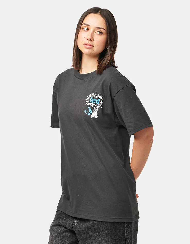 HUF Everybody Get Loose T-Shirt - Vintage Black - Image 6