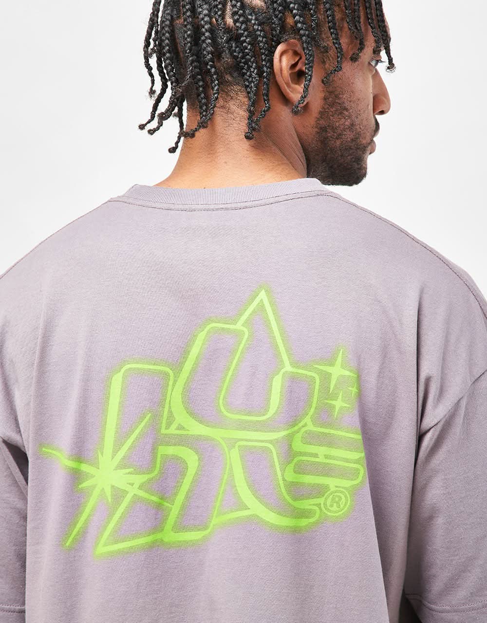 HUF Glow T-Shirt - Light Plum - Image 3