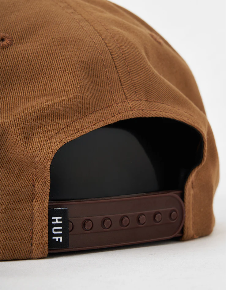 HUF Triple Triangle Snapback Cap - Russet - Image 3